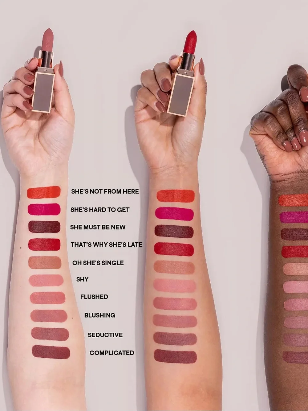 PATRICK TA Major Headlines Matte Suede Lipstick- Shes Hard To Get (vibrant pink)